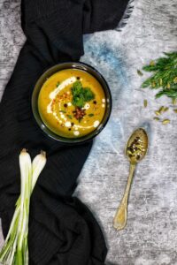 Read more about the article Turmeric-Tomato Lentil Soup
